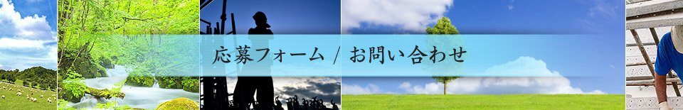 応募フォーム/お問い合わせ